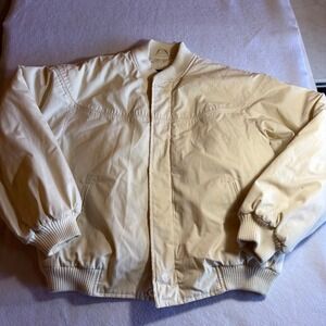 Vintage Derby of San Francisco Bomber Jacket Mens Large Quilted Lined Coat‎